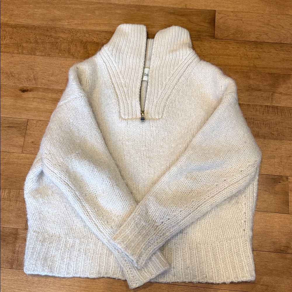 BA&SH  Quarter Zip Sweater